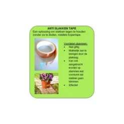 Anti-slakken Kopertape 4 M -Exporteren Plant Pracht Winkel antislakken kopertape 1484052941 2 600