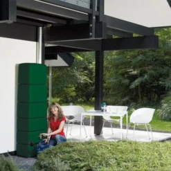 Regenton Muurmodel SLIM 650 Liter + Kraan - Groen -Exporteren Plant Pracht Winkel regenton muurmodel slim 650l groen kr 1603727192 600