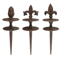 ESSCHERT DESIGN Tuinslanggeleiders Gietijzer - Set Van 3 Stuks